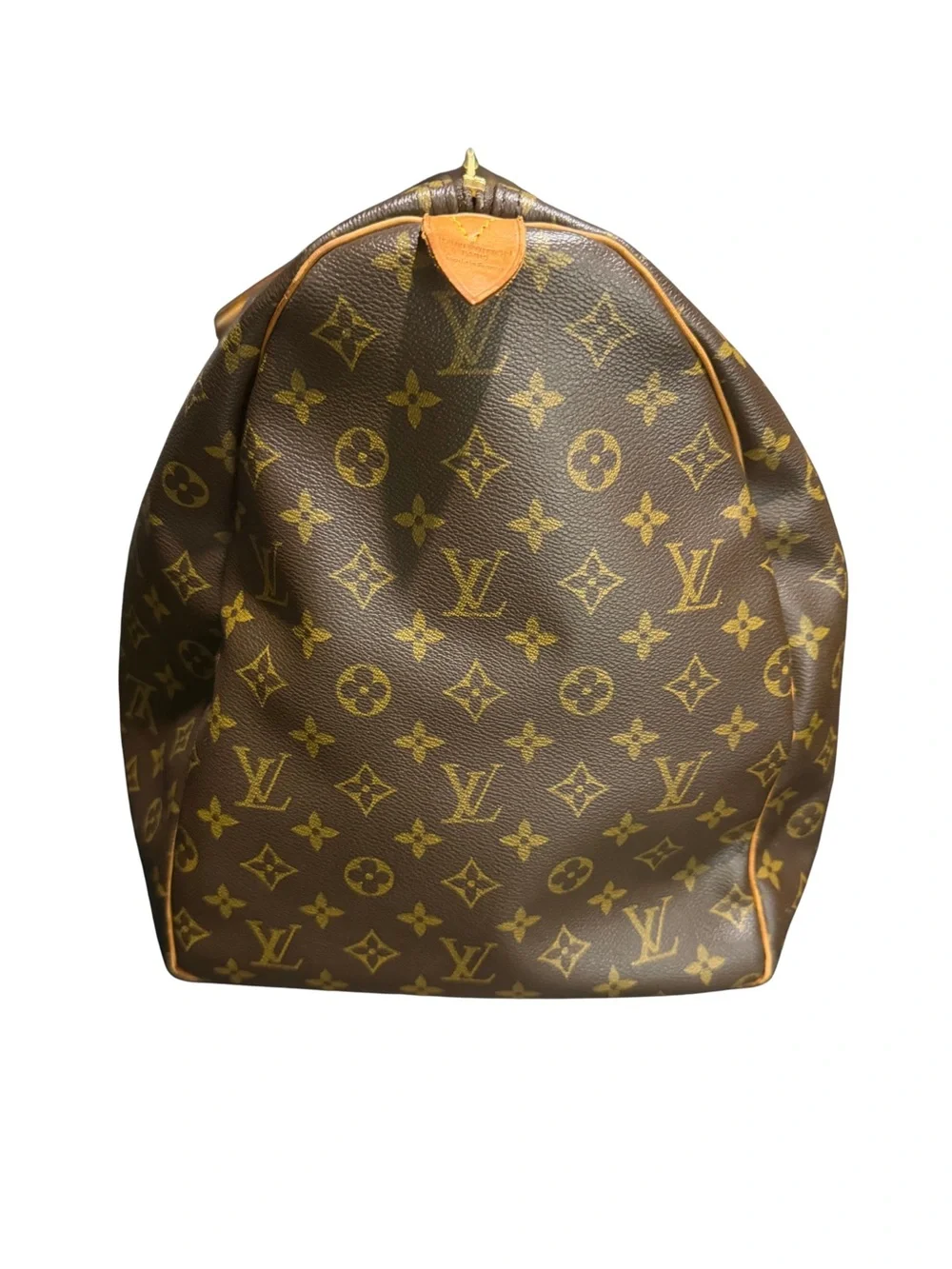 Louis Vuitton Keepall 60 Monogram Canvas Travel Duffel Lock Key Tag